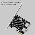 Miniatyrbillede 4 af 5: PCIE Riser 1X til 1X Grafisk Udvidelse til GPU Mining Powered Riser Adapterkort