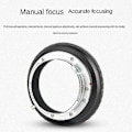 Miniatyrbillede 4 af 5: Ar-lm Linseadapterring Til Konica Konica Ar Port Linser