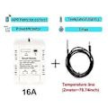 Miniatyrbild 5 av 5: Termostat Graffiti WIFI Smart Temperatur På/Av-brytare Timer RF433 Fjärrkontroll Röststyrning Alexa Controller B