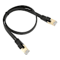 Miniatyrbillede 5 af 5: Cat 8 Ethernet Kabel 40Gbps 2000Mhz RJ45 Han Interface 0.5 meter/19.7in Ethernet Ledning til PS5 til Router