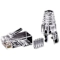 Pikkukuva 1 / 5: 50 kpl Cat6 Rj45 -liitin Utp-kaapeli Etet 8p8c Cat 6 modulaariset pistokkeet 6,5 mm Rj45:llä