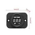 Miniatyrbilde 2 av 5: Digitalt Voltmeter Panel Vanntett for Bil Spenningstester