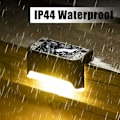 Miniatyrbilde 5 av 5: 16 Pakke Solcellelamper Utendørs, Vanntett LED-lamper for Utendørs Trapper, Trinn, Gjerde, Hage, Terrasse og Oppstillingsplass, Varm Hvit（Svart, Varm Lys