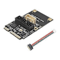 Miniatyrbillede 1 af 5: Mini PCIE til 19Pin 2Port USB3.0 Adapter Udvidelseskort Riser Mini PCI Express til USB 3.0 5Gbps Konverterkort