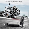 Miniatyrbillede 2 af 5: 0,47 tommer Motorcykel Gear Foldbar Gearskiftearm Sort