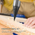 Miniatyrbillede 2 af 5: 42 mm Hex Skaft Skrue Splitter C Twist Bor Splitter U Anti-skrid Gevind