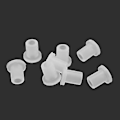 Miniatyrbillede 3 af 5: 100 stk. Rør Gummi Hul Indsats Prop Patron Albue Stopper Fitting