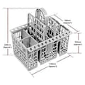 Miniatyrbild 3 av 5: Multifunktionella Diskmaskinskorgstillbehör Anpassade till Diskmaskinskorg Bestickförvaringskorg