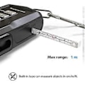 Miniatyrbild 5 av 5: Fiskvåg, Fisketillbehör Fiskvikter Våg Med Måttband Med Bakgrundsbelyst LCD-display, 2 AAA-batterier Ingår (fs01)