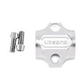 Miniatyrbillede 1 af 5: Foldbar Ycle Alloy Rør Topdæksel 25.4mm Dobbelt Stolpe Hætte Ycle Tilbehør, sølv