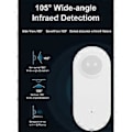 Miniatyrbild 3 av 5: Graffiti Smart Zigbee Millimetervågs Närvarosensor Pir Mänsklig Rörelsesensor Batteridriven Sensor