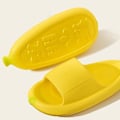 Miniatyrbillede 5 af 5: Dame Bananformede Badesandaler EVA Skridsikre Hurtigtørrende Bløde Lindrer Trætte Fødder Badesko Gul 37-38