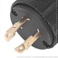 Miniatyrbilde 4 av 4: Låsbar Plugg US Standard 4 Hull L1530P Messing Kontaktadapter 30A 250V for Apparater