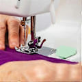 Miniatyrbild 3 av 5: Magnetisk Sömsmånsguide för Symaskin, Polygonal Multifunktionell Sömsmånsguide Fållguide med Skala Grön 2 ST