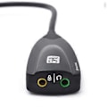 Miniatyrbilde 4 av 5: USB Lydkort Adapter 7.1 Kanal Ekstern Lydadapter Stereo Konverter AUX