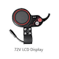 Miniatyrbild 3 av 4: Qs-s4 72v Tumgasreglage LCD Display Mätare+-60 Kabel Endast För Zero 11x Elscooter 6pin Display