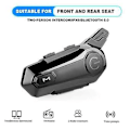 Miniatyrbild 4 av 5: Motorcykel Bluetooth Hjälm Intercom Universal Interphone Headset B
