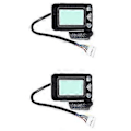 Miniatyrbild 1 av 5: 2st 24v 36v Justerbar Elektrisk Scooter Instrument Display Skärm Växel Accelerator För 5.5 Tum