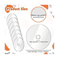Miniatyrbilde 3 av 5: Klare CD-er For Ing Tomme CD-er For Rotte DIY Estetisk CD Transparent CD-er Håndverk (
