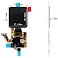 Pikkukuva 3 / 5: 1,6 tuuman OLED-näyttö 320x360 LCD-näyttö AMOLED-näyttö MIPI/SPI-liitäntä kosketustoiminnolla