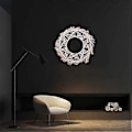 Miniatyrbilde 4 av 5: Boho Veggspeilramme Tapestry Håndlaget Vevd Makrame Bakteppe Veggramme Tapestry for Romdekor