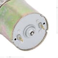 Pikkukuva 3 / 4: Pieni harjamoottori kiinnikkeellä, automaattinen lukitus, säädettävä nopeus, pieni koko, hidasvaihde moottori DC24V 10W 05 RPM