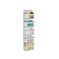Miniatyrbillede 1 af 5: Lagdelt Ikke-vævet Dør Opbevaringspose - Lagdelt Hængende Garderobe Opbevaringspose Tøj Opbevaringspose