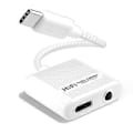 Pikkukuva 1 / 5: USB-C - 3,5 mm:n audioliitäntä ja lataussovitin, 60 W PD, Type C Aux -muunnin