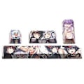 Miniatyrbilde 1 av 5: 4 stk. Japansk Anime PBT Space Keycaps Ahegao Keycaps 6.25U ESC Spacebar Caps for Mekaniske Tastaturbrytere Keycaps