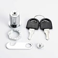 Miniatyrbillede 2 af 5: 6 stk. postkasse camlås med 2 nøgler camlås camlås cylinder camlås kontor skab postkasse låse skrivebord skuffe lås(20mm)