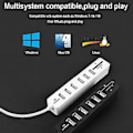 Pikkukuva 4 / 5: Usb Hub 6 Portin Laajenninadapteri Usb 2.0 Hub Usb-jakaja 2.0 Hub Usb-hub Sd/tf Fo