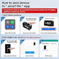 Miniatyrbillede 3 af 5: Tuya Zigbee Smart Switch Home Magnetisk Relæ Væg Touch Switch Fjernbetjening Stemmestyring Timer Wifi Switch
