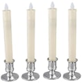 Miniatyrbillede 4 af 5: 4 stk. Elektriske LED Flammeløse Flimrende Middagstilbehør W