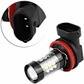 Pikkukuva 5 / 5: H8 H11 Led-polttimot Xtreme Super Bright 6000k 2 kpl H11 H8 12v-24v 80w Auton suurtehoiset sumuvalot Led-päiväajovalot H11 Led-sumuvalot