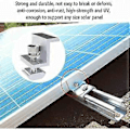 Miniatyrbild 5 av 5: 6-pack solpanel monteringsfästen, Z-typ sidopress PV-fästen