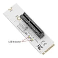 Miniatyrbillede 4 af 5: NGFF M2 Key-m Adaptere med LED-indikator Solid State Drive Adapterkort