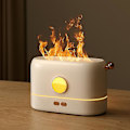 Miniatyrbillede 1 af 2: Flamme Aroma Diffuser Luftfugter Kontor Desktop Mute Spray Soveværelse