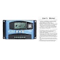 Miniatyrbillede 3 af 5: MPPT Solar Charge Controller Dobbelt USB Solar Controller Smart LCD-skærm MPPT Tracking 5V/2A Dobbelt USB-udgang 12V/24V Automatisk Identifikation