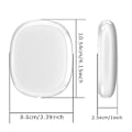 Miniatyrbillede 1 af 5: 2 stk. Anti-ridse Gennemsigtigt Cover Til Airpods Max Tpu Sort