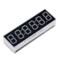 Miniatyrbillede 2 af 5: 0,36 tommer 6-bit Clock LED Digitalt Elektronisk Ur Med Sekundvisningsmodul Strømafbrydelseshukommelse Lysstyrkejustering -D