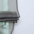 Pikkukuva 4 / 4: Roomalainen verho silmukkakaihtimilla Keittiön roomalaiset kaihtimet läpikuultavat verhot kaihtimella Silmukka Moderni Voile Harmaa LxK 60x155cm 1 kpl