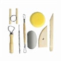 Miniatyrbild 2 av 5: 8st Keramikverktyg Set Lera Keramik Formare Formning Nål Skärare Loop Band Kit