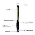 Miniatyrbillede 4 af 5: 4 STK COB Bærbare LED Arbejdslamper Trådløse Magnetiske LED Arbejdslamper Inspektionslamper til Bilreparation Hjemme Garage Nødsituation
