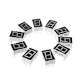 Miniatyrbillede 1 af 5: 10 stk. 0,56 tommer 7 Segment 1 Digital LED Display Rød Fælles Katode Digitalrør