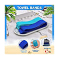 Miniatyrbild 3 av 5: 4-pack Handduksklämmor S För Strand, Pool, Kryssningsstolar, Handduksklämmor Handdukshållare Strandhandduk C