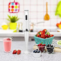 Miniatyrbillede 2 af 5: Blender 300-watt Turbo Stavblender, Isknusende Design Puré Smoothies, Grøn EU Stik
