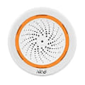 Miniatyrbillede 1 af 3: 3 I 1 Hub Temperatur Fugtighedssensor Sirene Alarm APP Kontrol Sensitiv Gateway