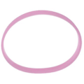 Miniatyrbillede 2 af 3: Fashion Silikone Gummi Elasticitet Armbånd Armbånd Manchet Armring Pink