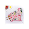 Miniatyrbild 5 av 5: Ugn och grytlappar Köksbomull Ugnsvantar Värmebeständiga Grytlappar för Ugn Grill Matlagning Hantering (Flamingo)