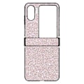 Miniatyrbild 1 av 5: Flip Skärm Telefonskal Slitstarkt Perfekt Passform Glitterdesign Lätt att Rengöra Skydd för Oppo Find N2 Flip Rosa